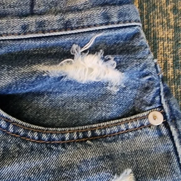 Madewell A line Denim  skirt size 26 - Picture 11 of 14